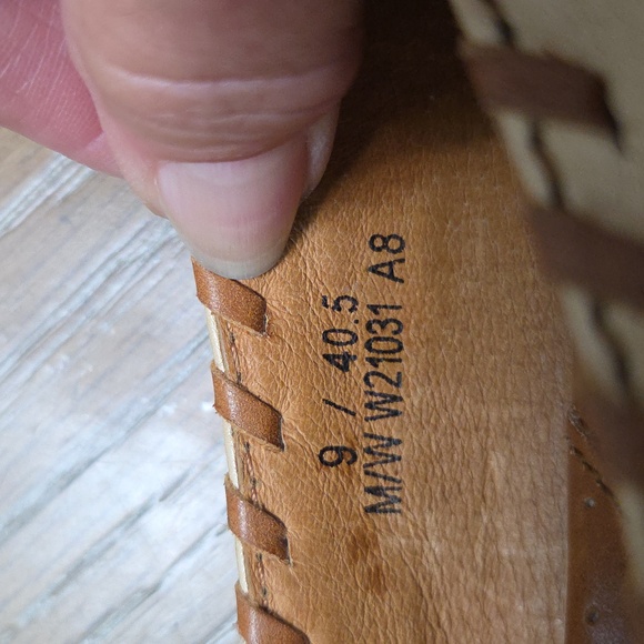 Born Leather Whipstich Ballet Flats, Size 9 - Picture 10 of 10